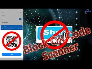 How to block QR code for wifi password sharing | wifi scan qr code off