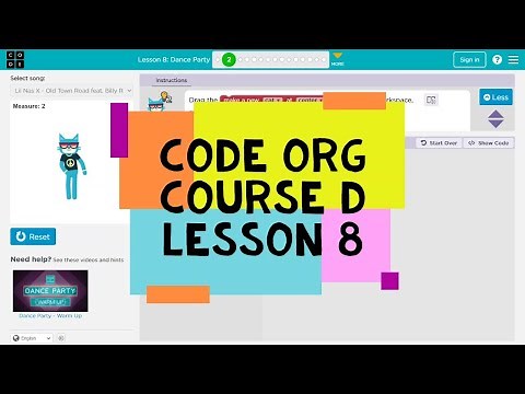 Code.org Course D Lesson 8 Dance Party - Express Course Lesson 9 - Code org Lesson 8 Answers