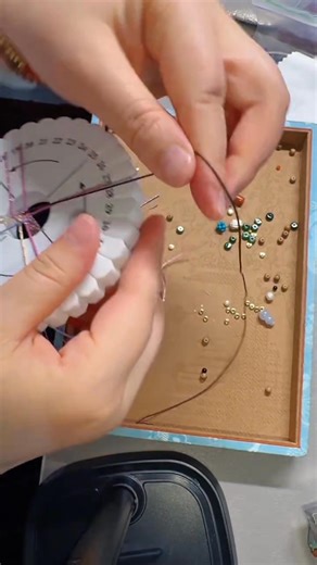 ✨ Bringing colors to life, one move at a time ✨ Loving how this pastel metallic kumihimo braid is turning out. Handmade magic in every twist. 💗💛💙 #Kumihimo #KumihimoBracelet #KumihimoBraiding #KumihimoArt #BraidedBracelet #HandmadeJewelry #CraftReel #DIYBracelet #FiberArt #CraftingJoy #BraceletMaker #ColorfulCrafts #BraidingLove | Kumihimo