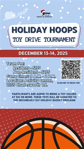 ❄️December events in Santa Fe Springs that you don’t want to miss out on! ⛄ Here is all the information you need: 🎼 FIRST FRIDAY 🎼 🗓️ Friday, December 5 ⏰ 7:00 p.m. 📍 Santa Fe Springs City Library, 11700 Telegraph Rd. ⭐️ The Other Reindeer: Christmas Carols 🤠 COWBOY CHRISTMAS 🎄 🗓️ Friday, December 5 ⏰ 6:00 p.m. - 8:30 p.m. 📍 Police Services Center, 11576 Telegraph Rd. 🎄TREE LIGHTING 🎄 🗓️ Saturday, December 6 ⏰ 4:00 p.m. - 9:00 p.m. 📍 Town Center Plaza, 11740 Telegraph Rd. 🎄BREAKFAST