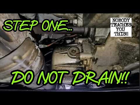 Before You Drain Any Fluid, Make Sure You Can Fill IT Back Up!
