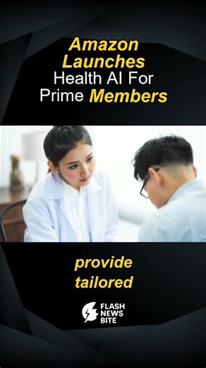 Amazon Launches Health AI For Prime Members #Short