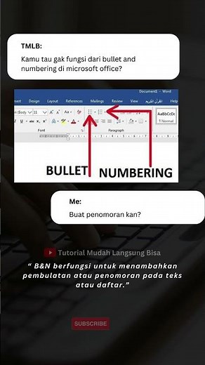The function of bullets and numbering in Microsoft Word and Office #microsoftword #msoffice