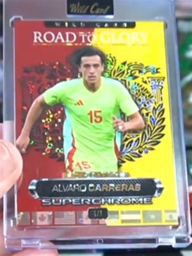 WildCard SuperChrome Futbol - Alvaro Carreras 1/1 👀