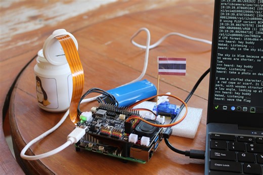 Fusion HAT  Review - Adding AI voice and servo/motor control to Raspberry Pi for robotics, Smart Home, or education - CNX Software