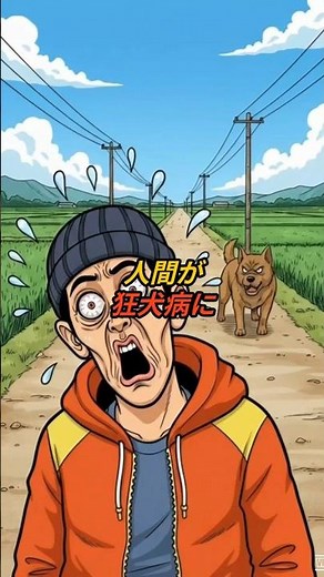 人が狂犬病にかかると？ #知識 #子犬