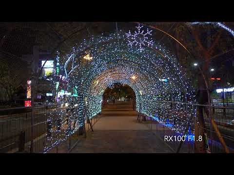 F1.8 RX100 vs F2.8 AX700 Night Image quality
