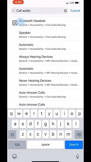 Answer phone calls on Bluetooth headphones by default on iPhone or iPad iOS