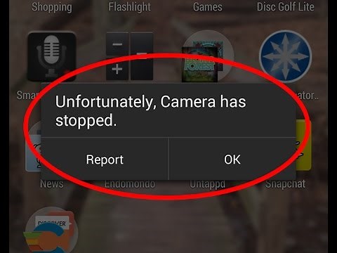 How to fix Unfortunately Camera has stopped working in Android|Tablet
