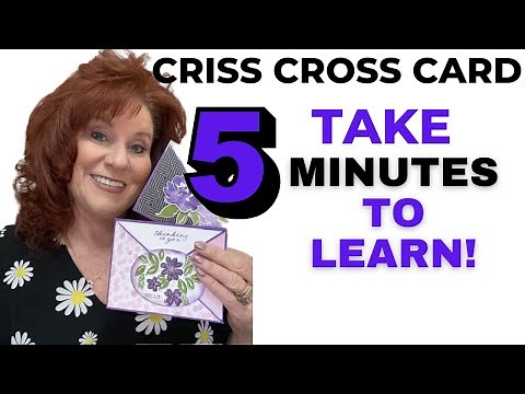 How to Make a Criss Cross Card - Step-by-Step Tutorial