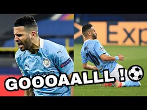 BUT SUR COUP FRANC DE RIYAD MAHREZ CONTRE LE PSG ! 🇩🇿