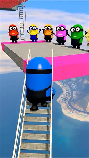 GTA 5 Epic Water Ragdolls Spiderman Jump/Fails Ep 82 #shorts