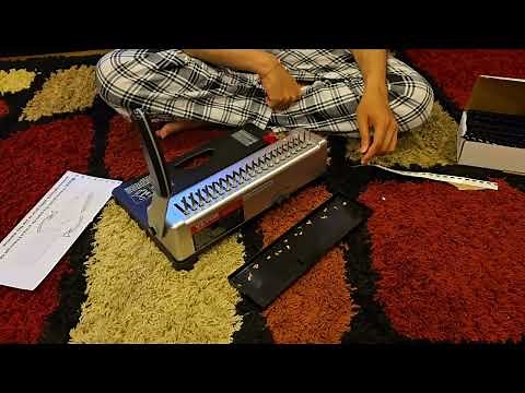 Vevor Binding Machine, Comb Binding Machine complete assembly setup installation and review