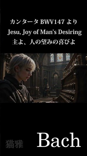 バッハ：カンタータ BWV147 より「主よ、人の望みの喜びよ」#バッハ #shorts #baroque