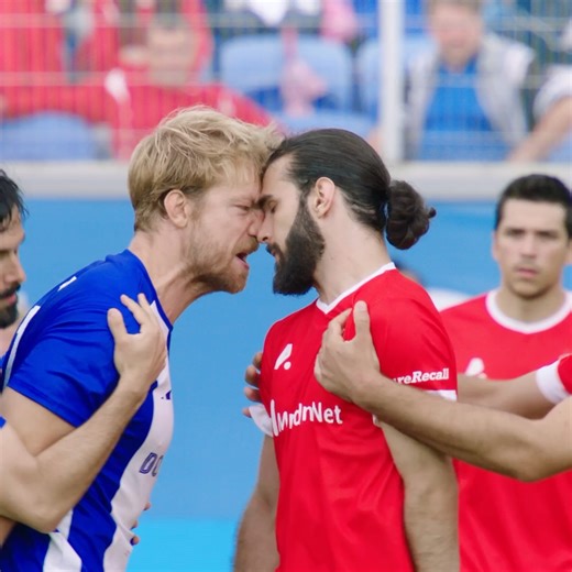 One of the sport’s most classic intimate moments, the “Beard Check.” | MANSCAPED