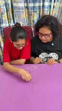 puzzle # 87 Move 3 matchsticks to get 3 triangles.