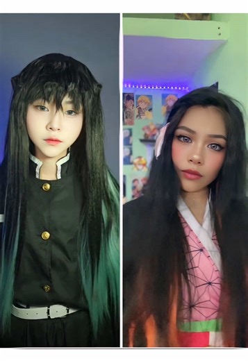 Humorous Takes on Demon Slayer Characters Nezuko and Tokito