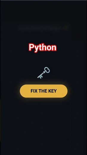 Why a Python Dict Key Can’t Be a List – 18‑sec Tip