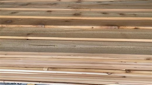 2026 is going to be the year of utility grade cedar. We’ve got a few thousand feet of Select Knotty 1x6 Vee groove - all six footers, for $3.00 per linear foot, or, save a bunch of money by getting the utility grade, which will have some open defects. These six footers are half price at $9.00 per piece. Or, how about some 8” Western Red Cedar Clapboards, AKA bevel siding. We’ve got 6’ & 10 footers sold by the piece for $1.50 per linear foot. Or, we can wholesale a pack that has 24 pieces each of