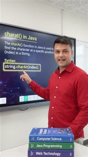 What is the charAt( ) function in Java?