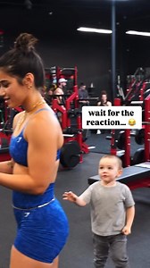 He loves mommy tho #musclemommy #foryou #workout #fyp #bigbody #fitnessmotivation #musclegirl | Muscle Mommy's