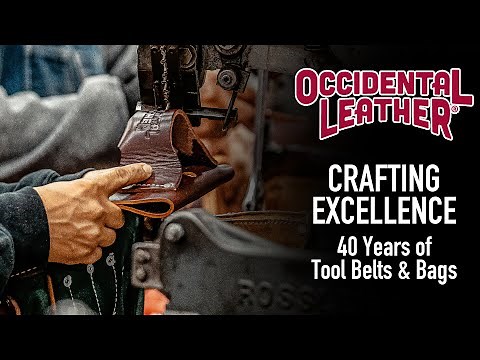 Crafting Excellence: 40 Years of Occidental Leather Tool Belts & Bags
