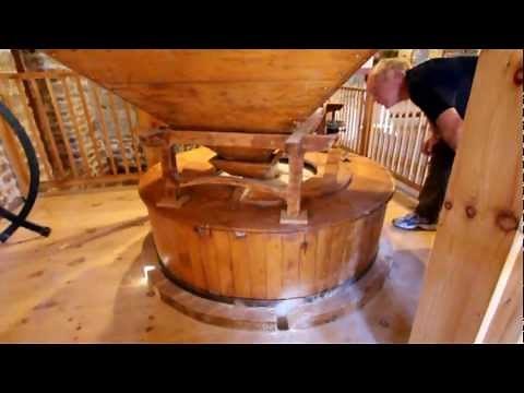 Grinding Grain into Flour at the Old Stone Mill