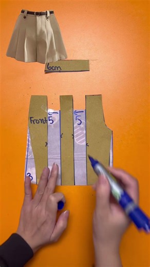 DIY Pleated Shorts Pattern #sewing #sewingtips #diy #sewingtutorial #pattern