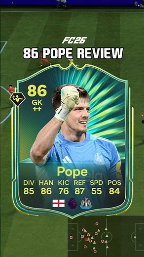 86 Pope Review in EA FC 26, he has CPU input lag 😭 #shorts #short #fc26 #eafc26 #ultimateteam