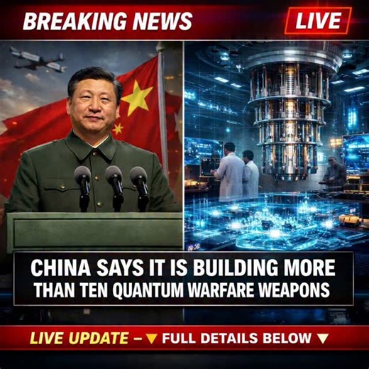 Insights of World on Instagram: "China’s People’s Liberation Army says it is developing more than 10 “quantum warfare” weapons using advanced quantum technology to improve battlefield intelligence and operations. The PLA claims the quantum tech will help with front-line mapping, secure communications and information dominance, and says experimental systems are being tested. Experts see this push as part of China’s effort to achieve military advantage in future wars where quantum computing and se