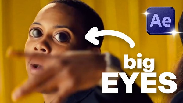 How to create a bulging big eyes effect | After Effects tutorial