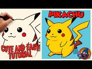 How to Draw Pikachu | Cute and Easy Pokémon Drawing Tutorial