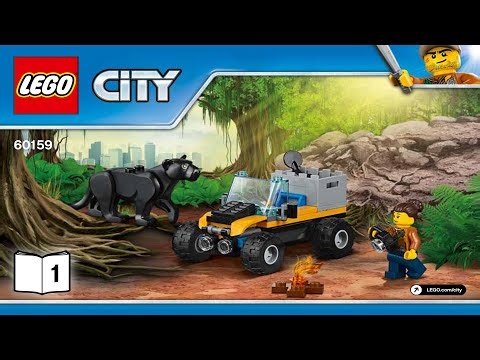 LEGO instructions - City - Jungle - 60159 - Jungle Halftrack Mission (Book 1)
