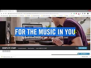 Tutorial como obtener e instalar Komplete Start De Native Instruments
