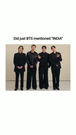 BTS say's "HELLO INDIA " it's so unreal 😭#bts #btsindianarmy #btsshorts