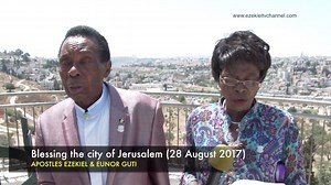 Archbishop Ezekiel Guti Praying over Bethlehem | Archbishop Ezekiel Guti