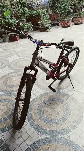 emergency red and blue light blink (with my bicycle)