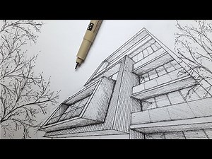 How to Draw Cool Buildings in 2 Point Perspective