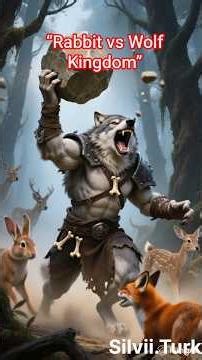“Rabbit vs Wolf Episode 1 ✅ #RabbitVsWolf#UrduStory#SuspenseStory#AIStory#JungleStory