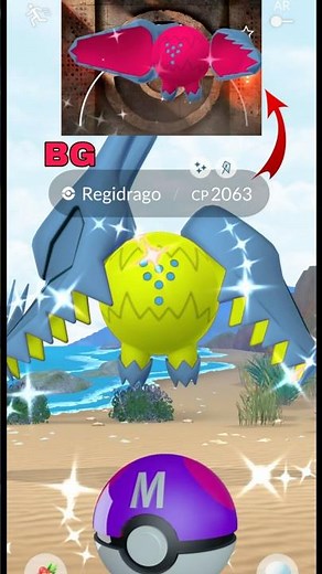 Finally I Got✨️Shiny Background Regidrago Raid in Pokemon Go