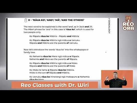 Lesson 10: Rāua ko - And