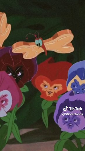 Alice in Wonderland, 1951 🌹🌸🌼🌷🌾🪻 #cartoons #vintagecartoons #50scartoons #animation #illustration #art #disney #vintagedisney #aliceinwonderland #goldenafternoon