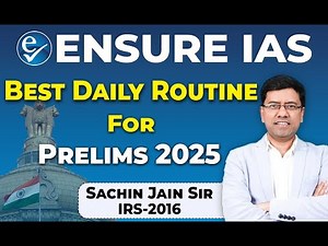 Best Daily Routine, Planner, Time Table Schedule For UPSC IAS Aspirants, For Prelims 2025