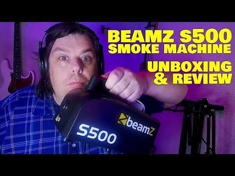 BeamZ S500 Smoke Machine - Unboxing and Review by The Lamb