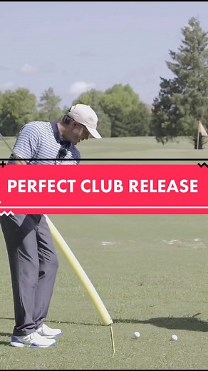 Learn the PERFECT club release with this drill! 🏌️‍♂️💪 #golfswing #golftips #golflife #pgatour #fypage