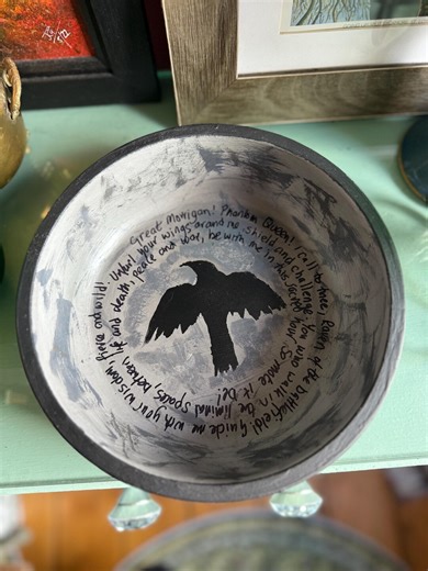 Invocation Bowl. the Morrigan Celtic Irish Offering Bowl. Pagan Witch Magick Tool - Etsy UK