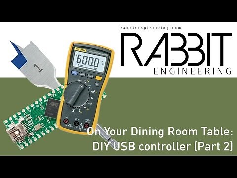 Building a DIY USB Controller - Part 2 (On Your Dining Room Table)