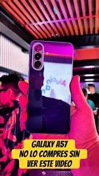 Este es el nuevo Galaxy A57 de @SamsungPeru el GAMA MEDIA con Exynos 1680 y cámaras 4K