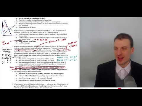 Econ 101: Final Exam Practice Walk Through