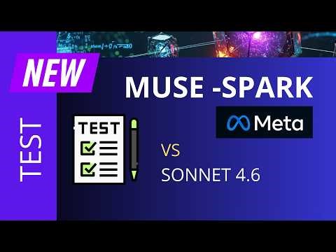 NEW Meta's MUSE-SPARK vs SONNET 4.6 on Reasoning